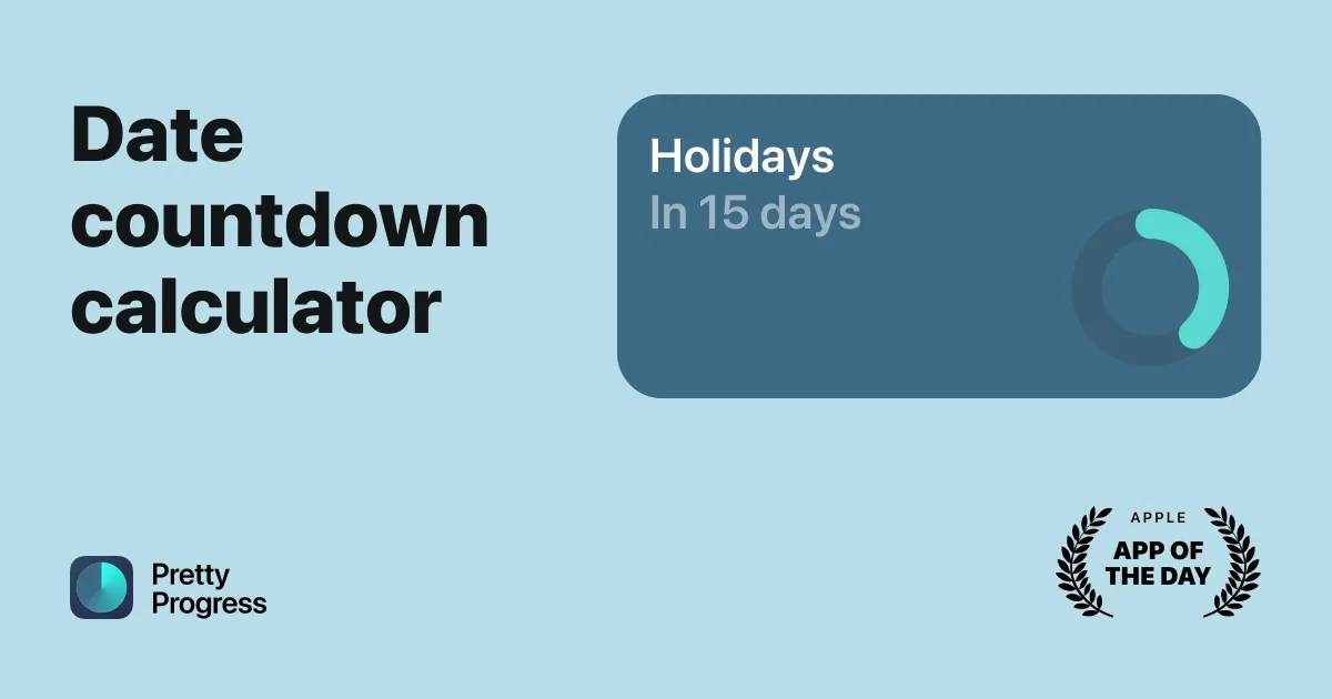 Date countdown calculator