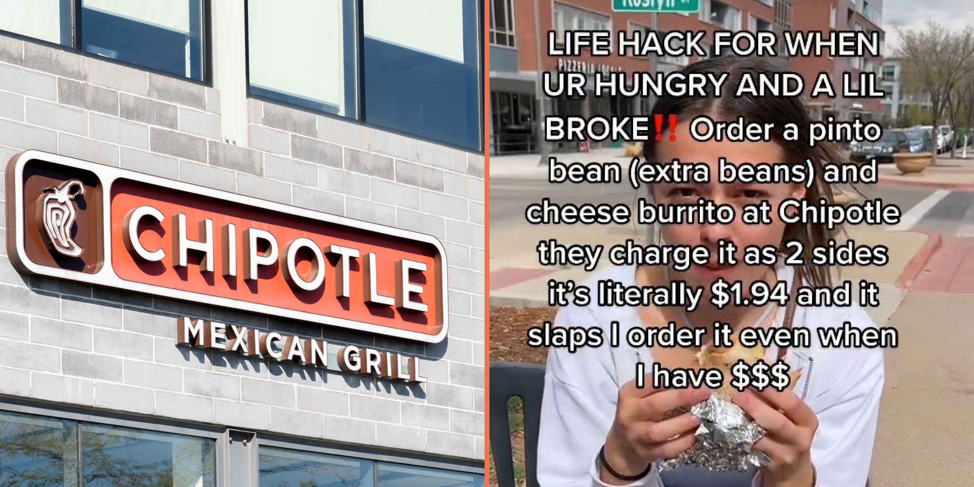 Tiktoker Shares Hack On How To Get A 2 Burrito At Chipotle