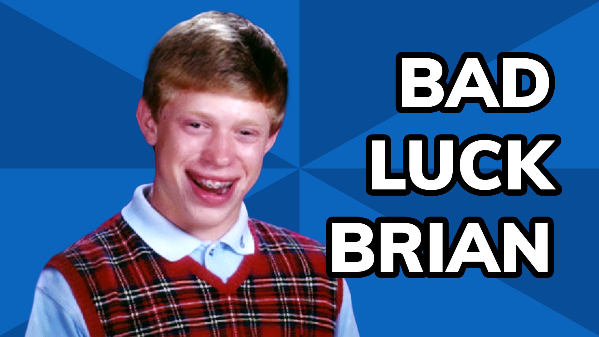 Gets Pulled Over Was Already Parked Bad Luck Brian Quickmeme - Premium Geometric Pattern - High Resolution