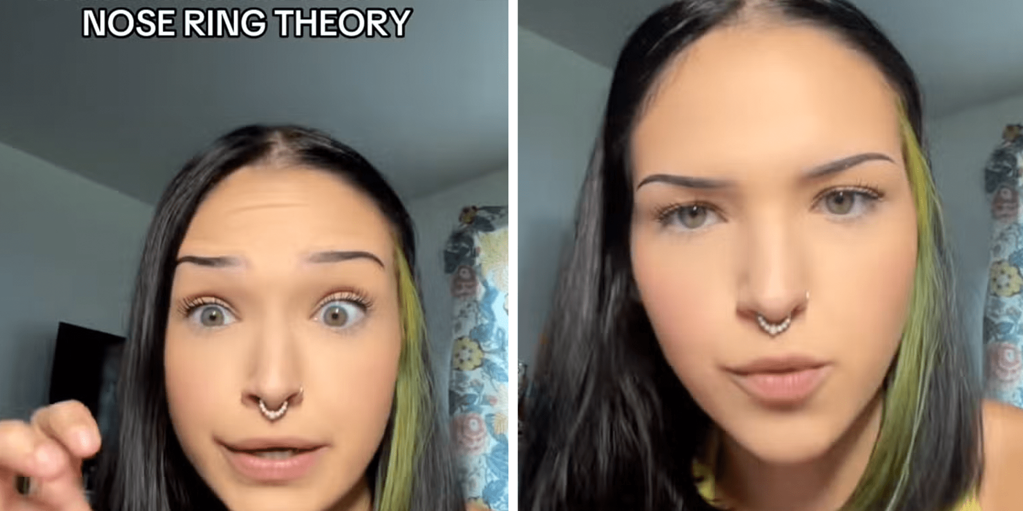 What Is The Nose Ring Theory Tiktok Creator Reclaims Septum Piercing