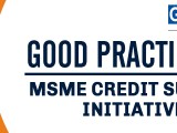 Good Practices Msme Credit Support Initiatives Gs Score