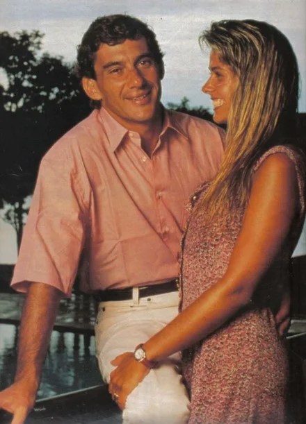 Adriane Galisteu e Ayrton Senna