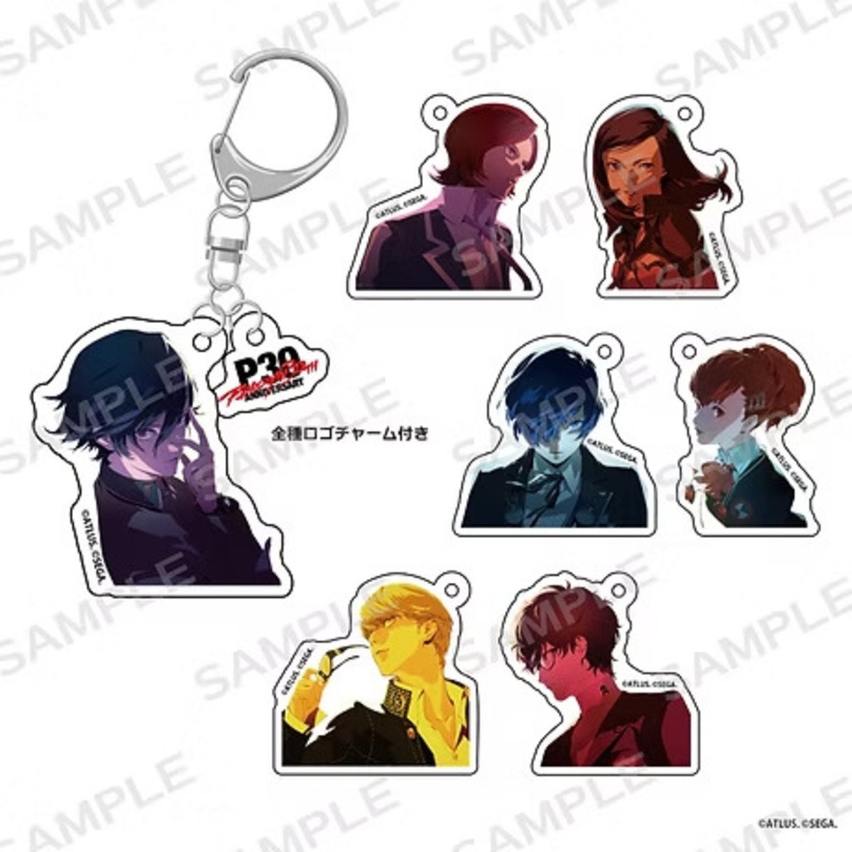 ツインアクリルキーホルダー