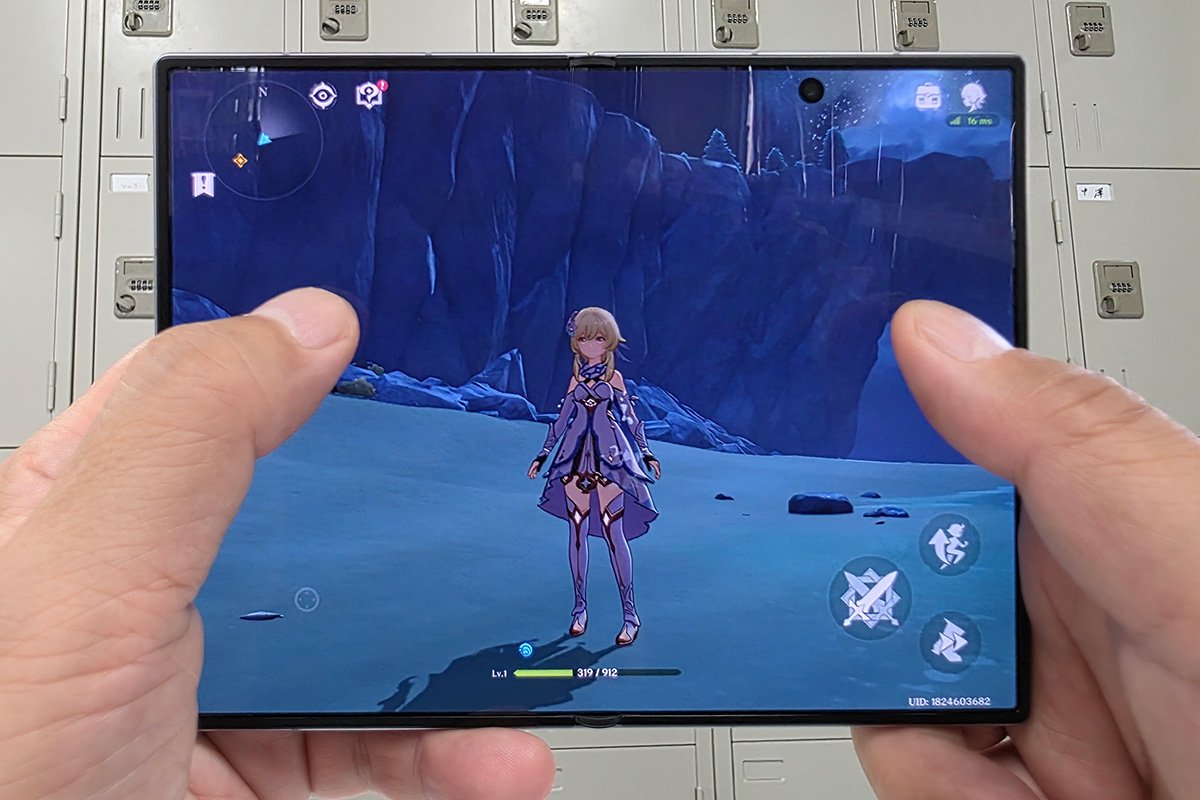 ゲームの表示は縦方向が広くなる