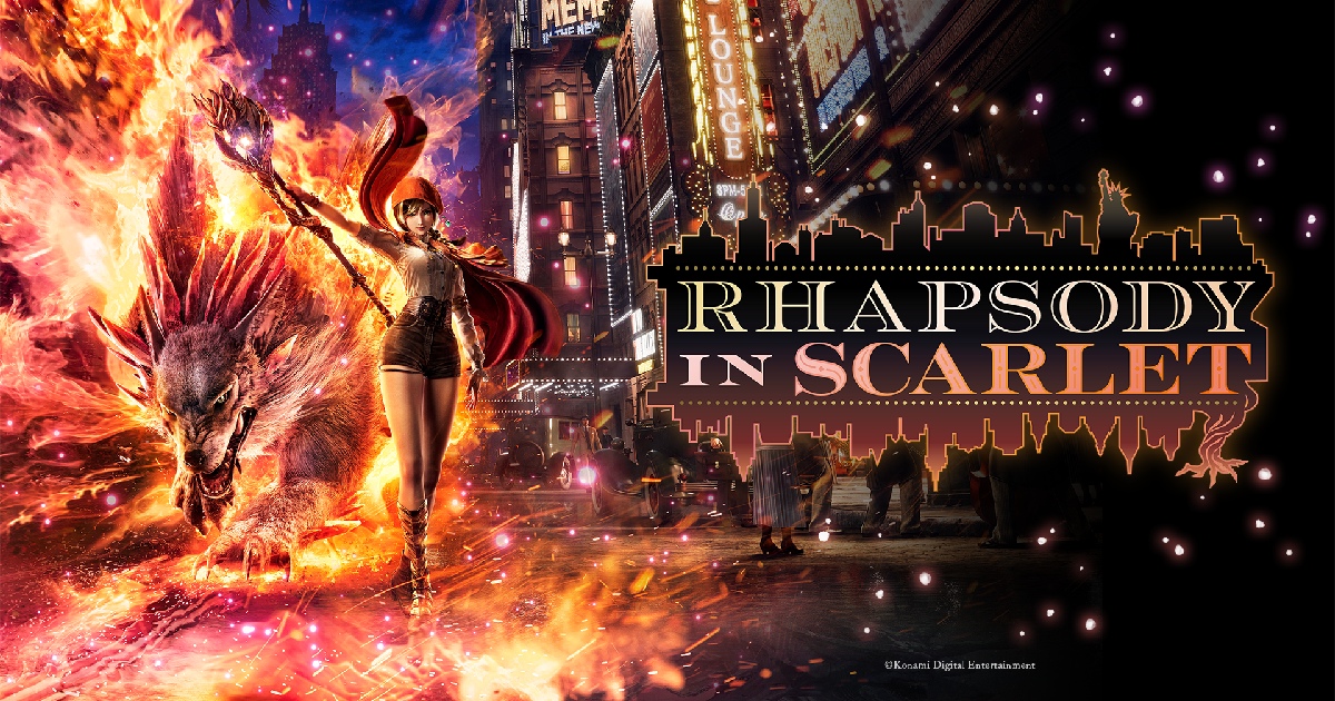 KONAMIの完全新作「Rhapsody in Scarlet」発表！ジャズ・エイジのニューヨークが舞台の爽快アクション
