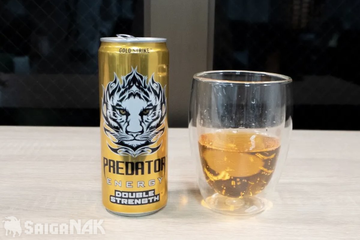 画像はベトナムで手に入れた「Predator Energy Drink」