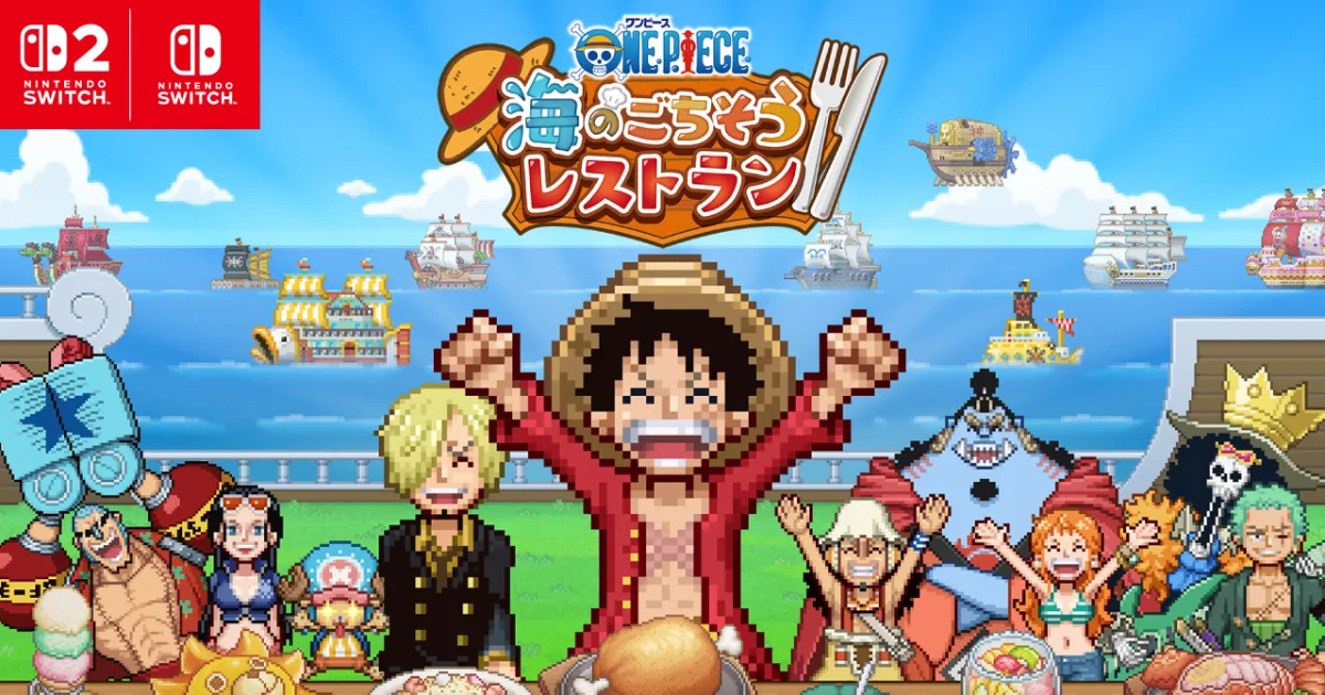 「ONE PIECE 海洋盛宴」於Switch 2等平台發售！與草帽一行人經營餐廳