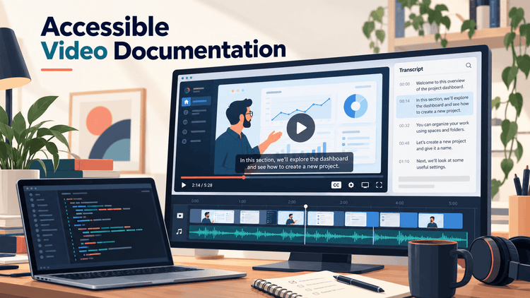 From Screen Recording to Accessible Video Documentation: A Developer’s Workflow