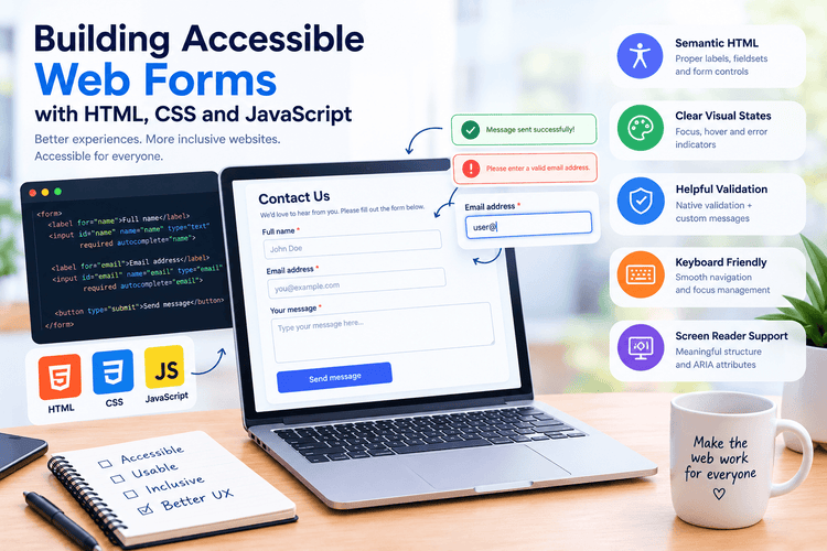 Building Accessible Web Forms with HTML, CSS, and JavaScript