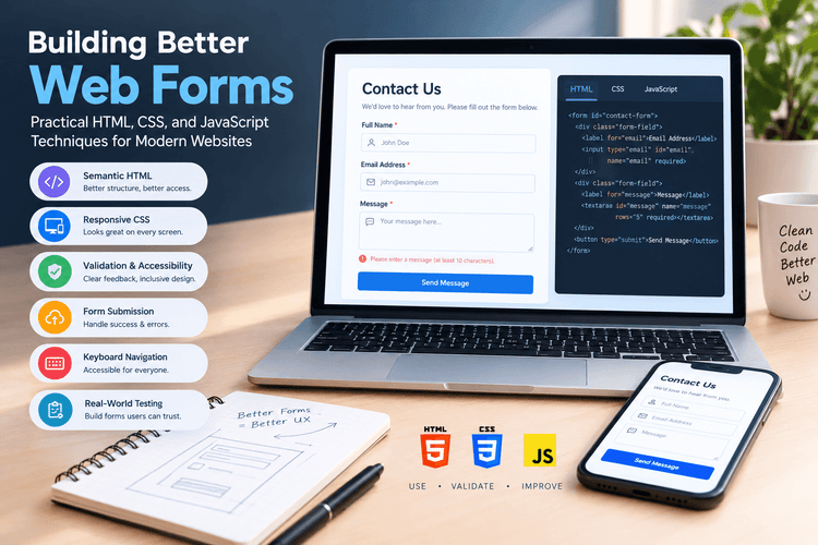 Building Better Web Forms: Practical HTML, CSS, and JavaScript Techniques for Modern Websites