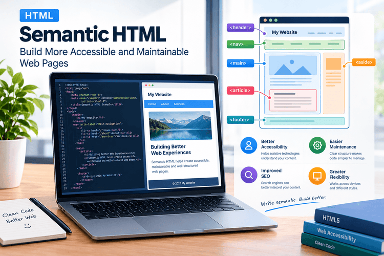 HTML Semantics in Practice: Building More Accessible and Maintainable Web Pages