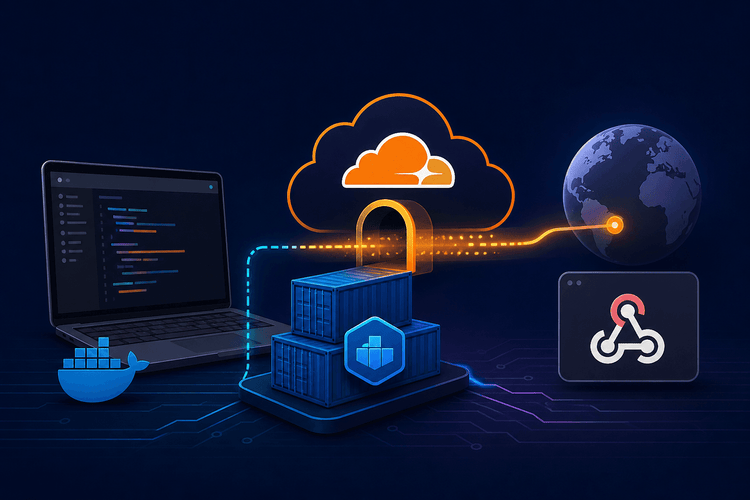 Setting Up Cloudflare Tunnels with Docker Compose for Persistent Webhook Debugging