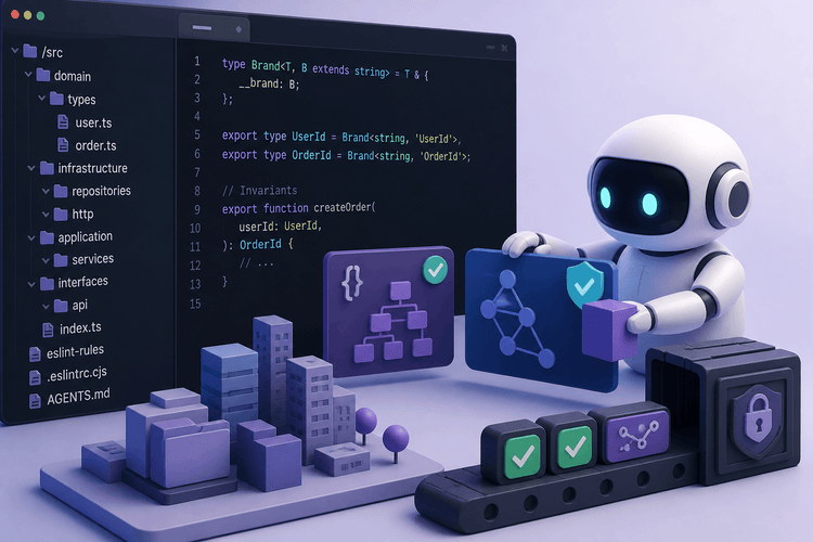 Codebase Design for AI Agents: Types, Lint Rules, and CI Gates