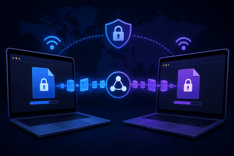 Streaming Encrypted Files P2P with WebRTC DataChannels and WebCrypto in TypeScript