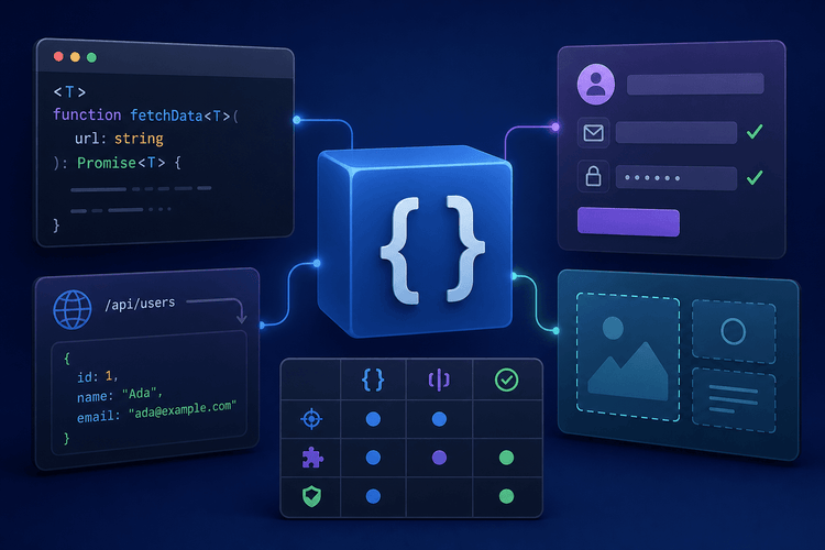 TypeScript Generics Examples: Fetch Wrappers, Forms, and UI Components