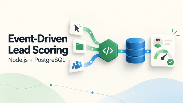 How to Build an Event-Driven Lead Scoring Pipeline with Node.js and PostgreSQL