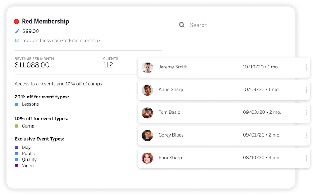 Membership Management Software for Sports & Fitness