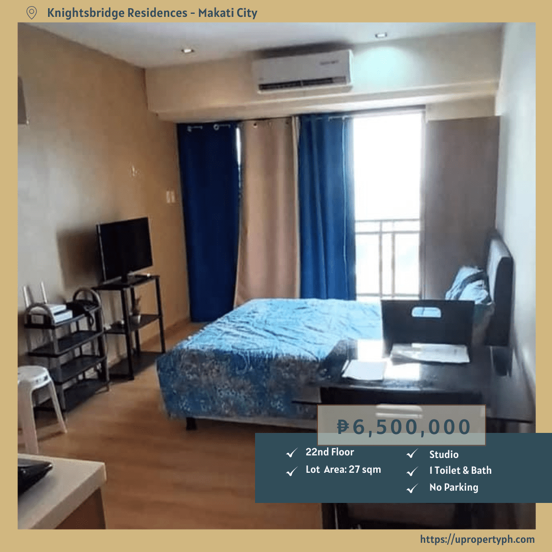 Studio in Knightsbridge Residence, Makati City