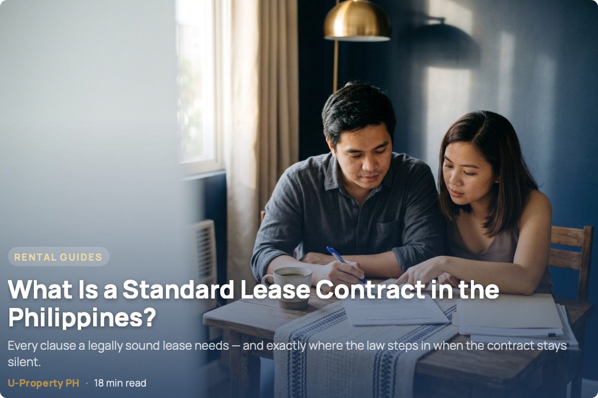 Standard Lease Contract in the Philippines: 2026 Guide