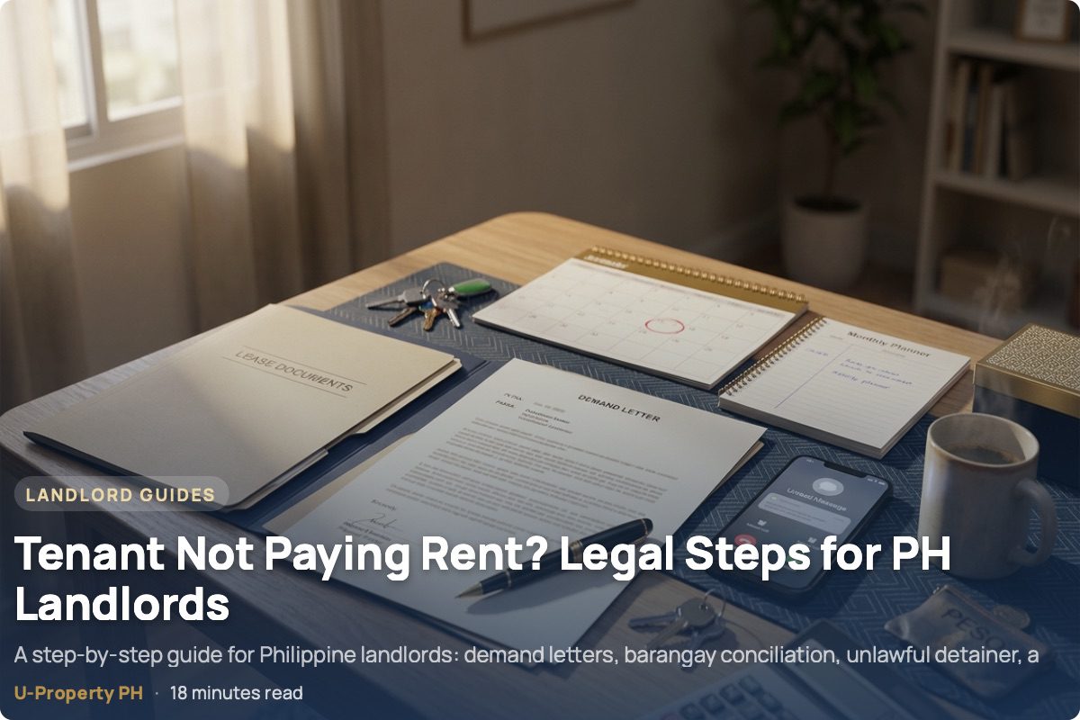 Tenant Not Paying Rent? Legal Steps for PH Landlords