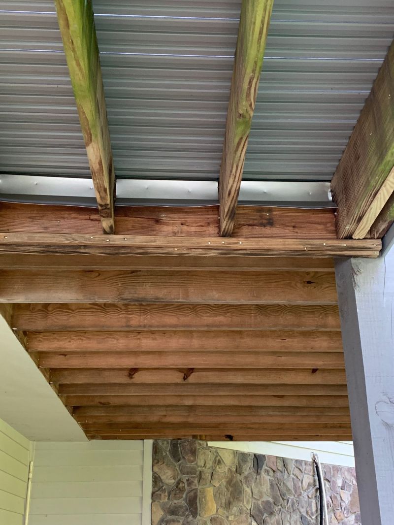 Copper Flashing Example Upside Deck Ceiling - Best Abstract Backgrounds in Retina