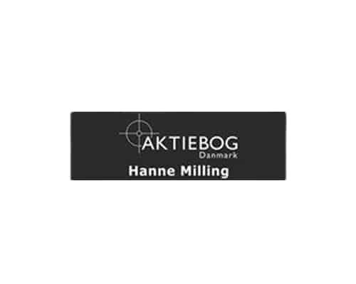 Microtop Sort med hvid tekst 6020