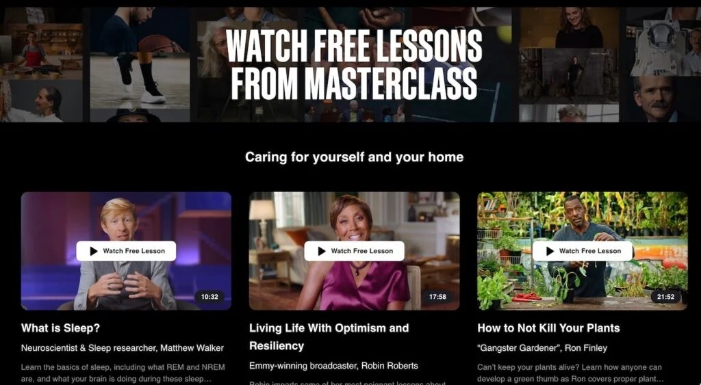 Masterclass pricing in 2023: membership, trials, refunds, offers