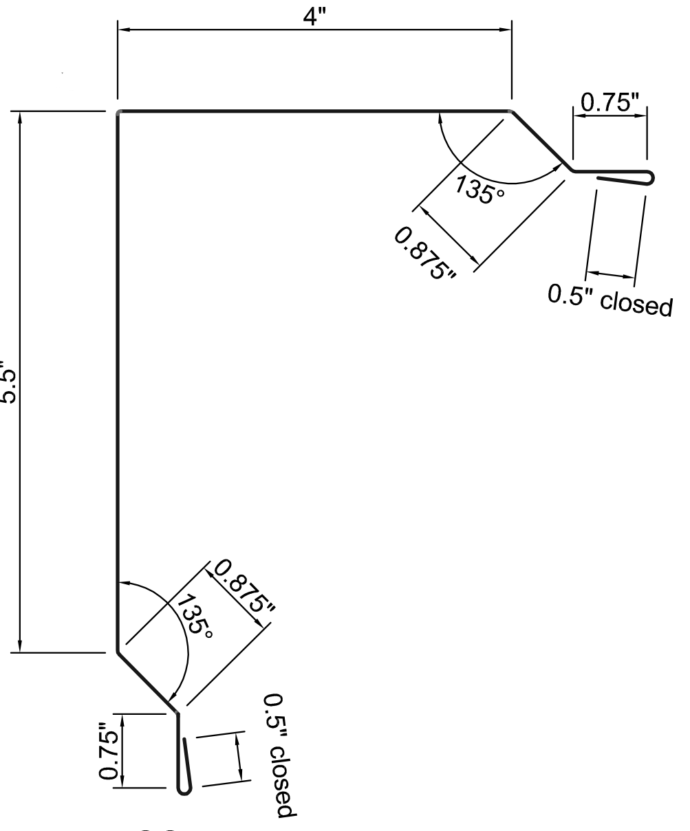 Post Frame Rake Trim