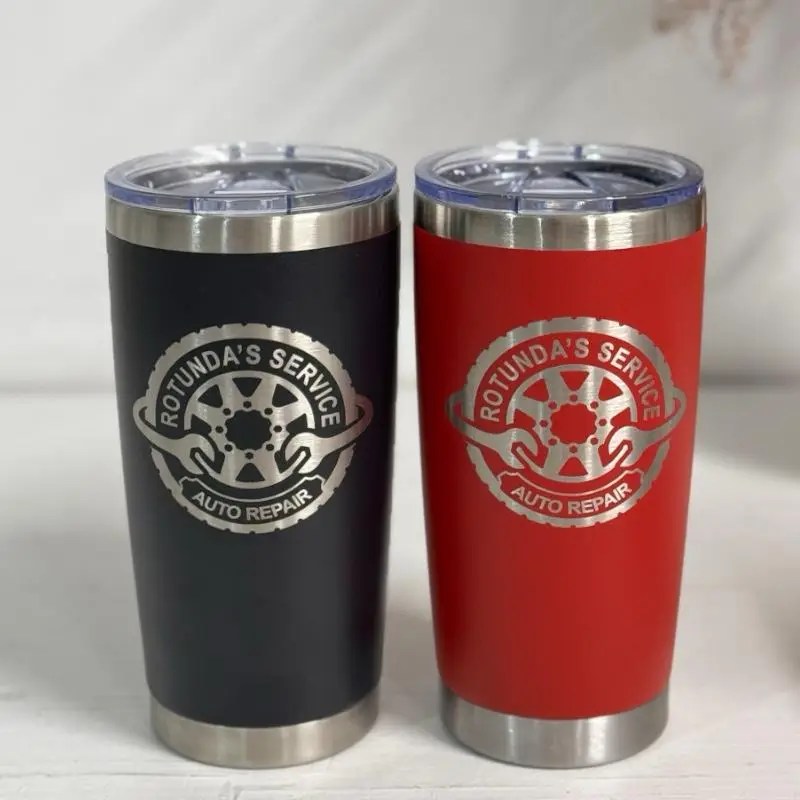 Engraved Promotional 20 Oz. Stainless Steel Tumbler
