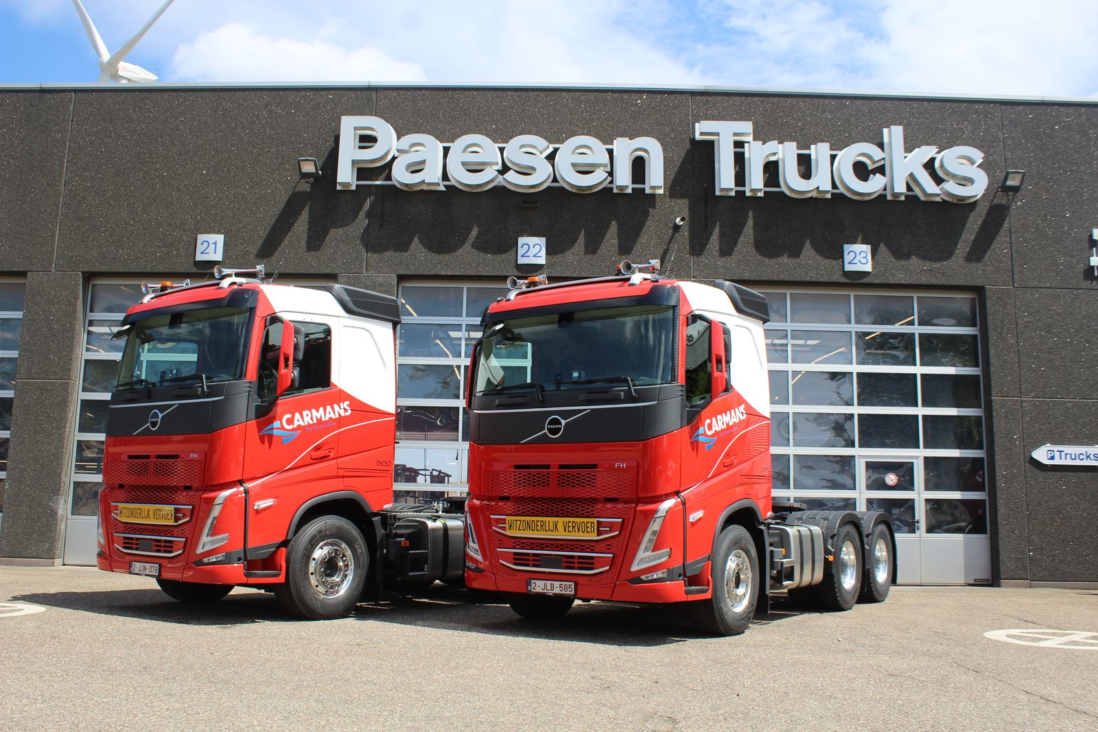 2X FH500 6X4 TREKKERS VOOR CARMANS UIT LUMMEN