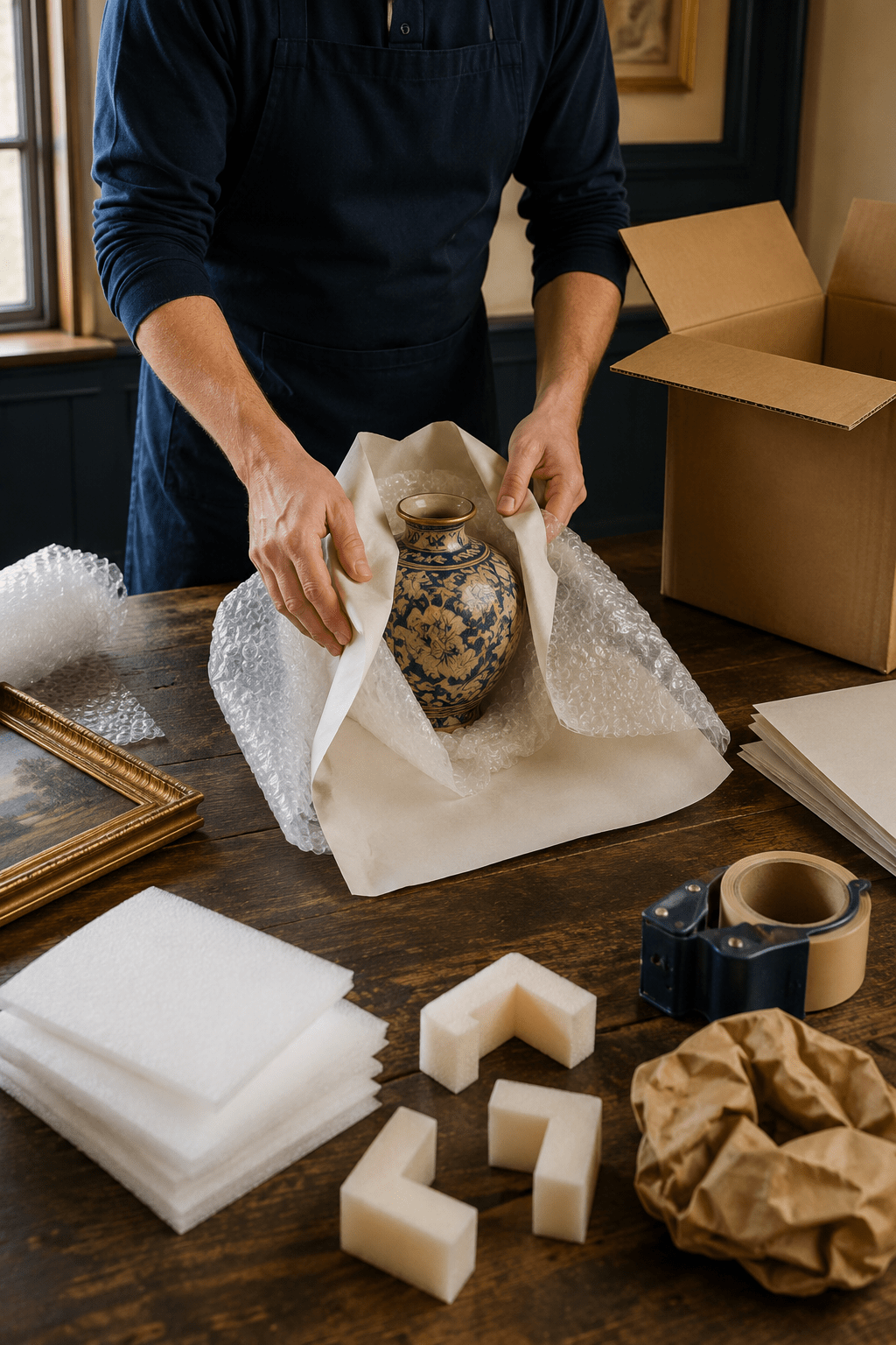Professional packing service at UPV Shipping
