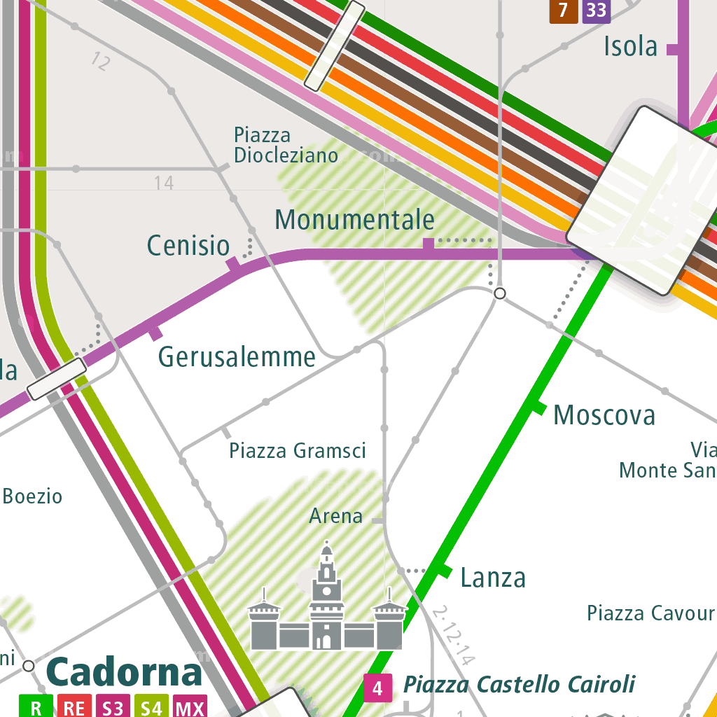 Cadorna Train Station Milan Map Europe Of The Busiest.
