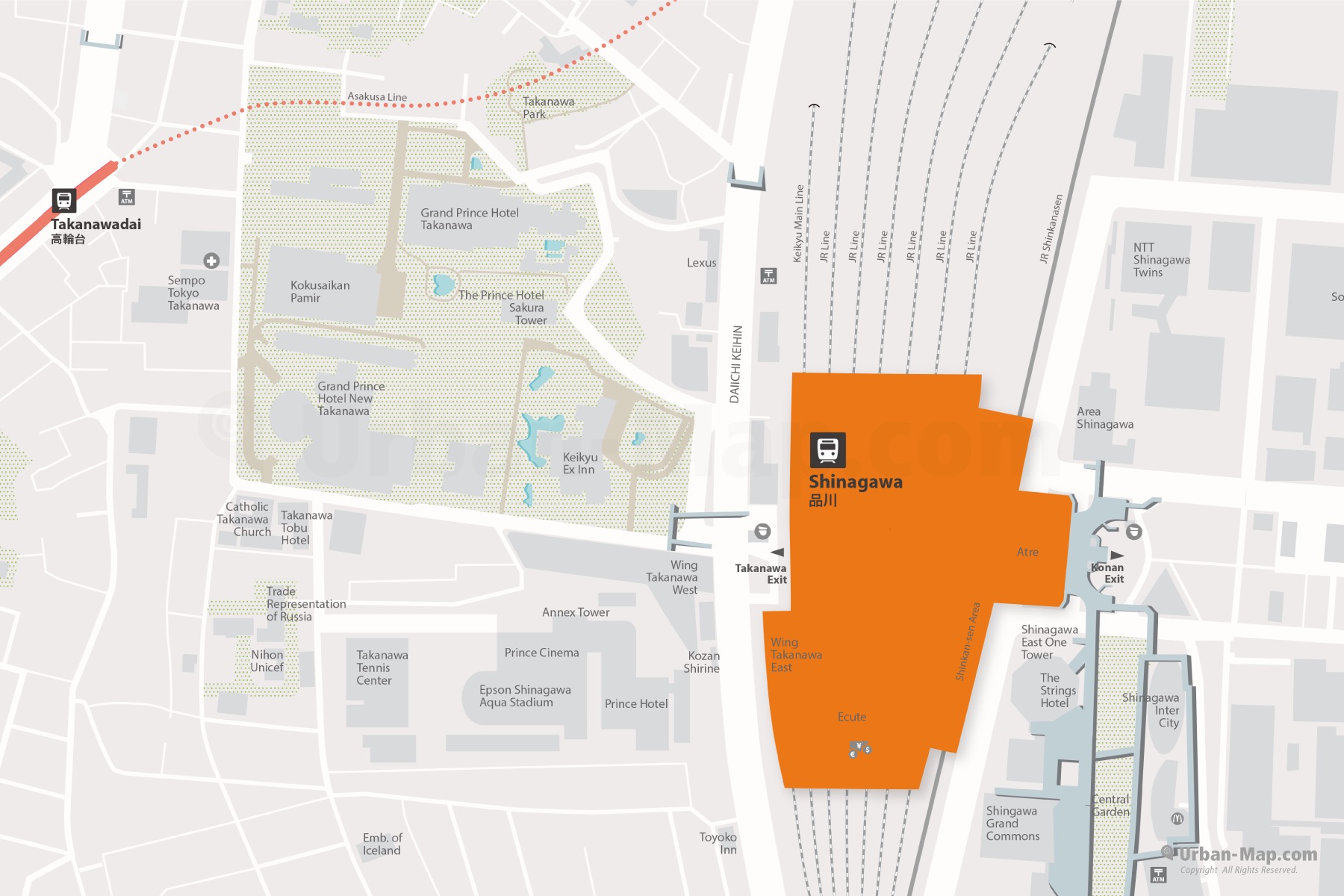 Tokyo Shinagawa City Map City Area Map Find Your Free WiFi Access UM PM WiFiTokyo 09 