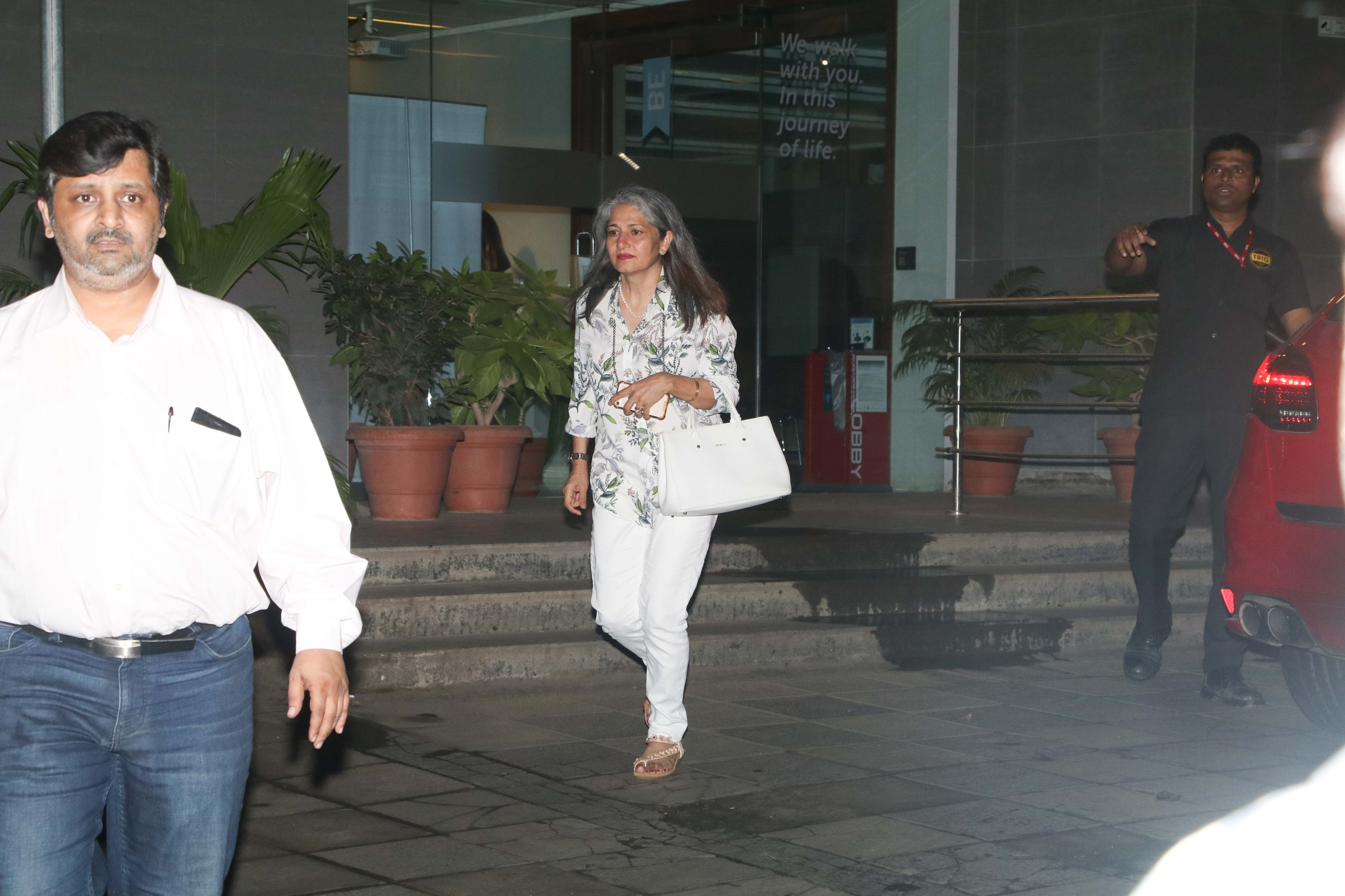 Bela Rajput at Hinduja Hospital
