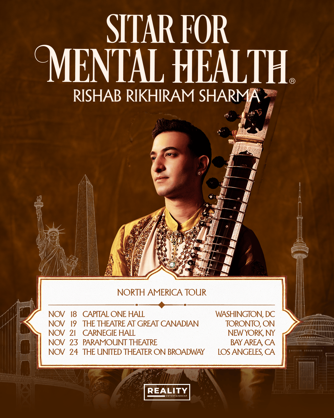 Rishab Rikhiram Sharma Announces Dates For Sitar For Mental Health North America And Europe Fall Tour | UrbanAsian. com