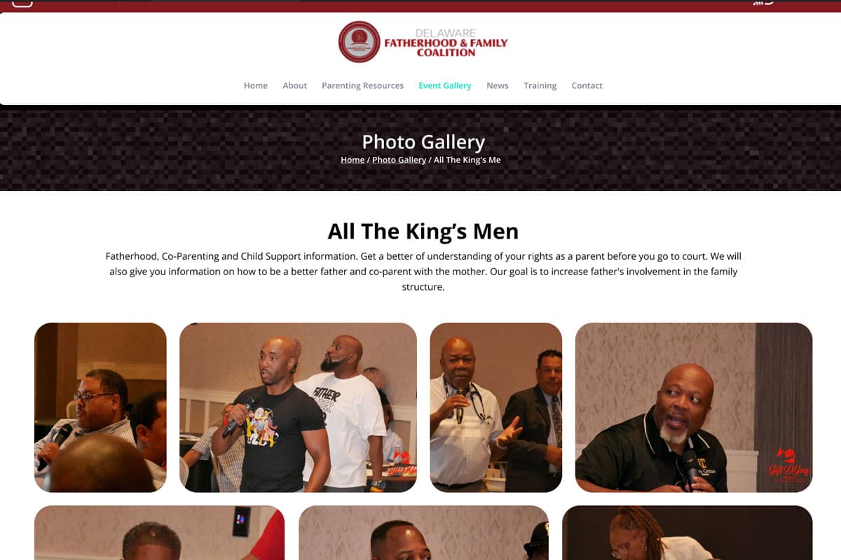 DFF photo gallery layout