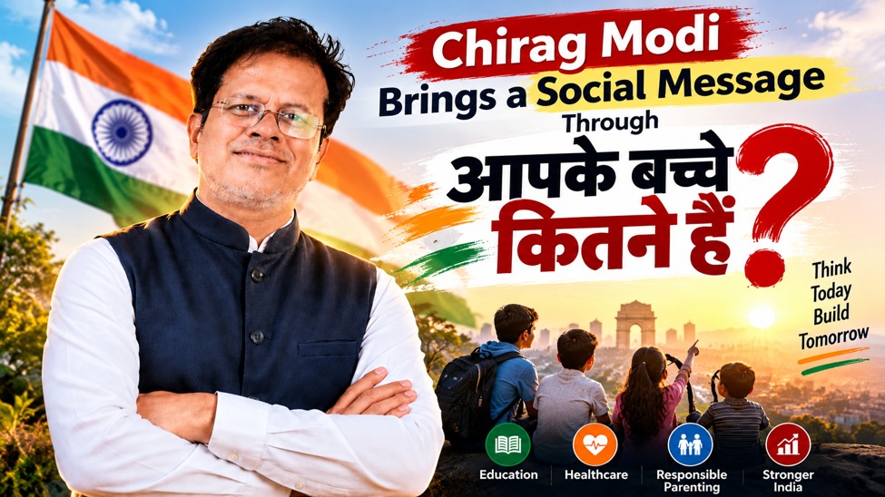 Chirag Modi Brings a Social Message Through “Aapke Bachche Kitne Hain?”
