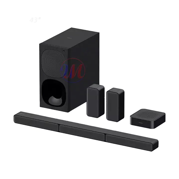 Sony HT-S40R 5.1-Channel 600W Soundbar System with Wireless Rear Speakers