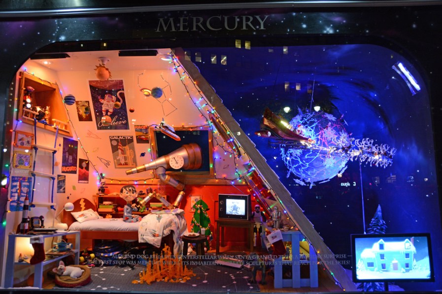Christmas display window 