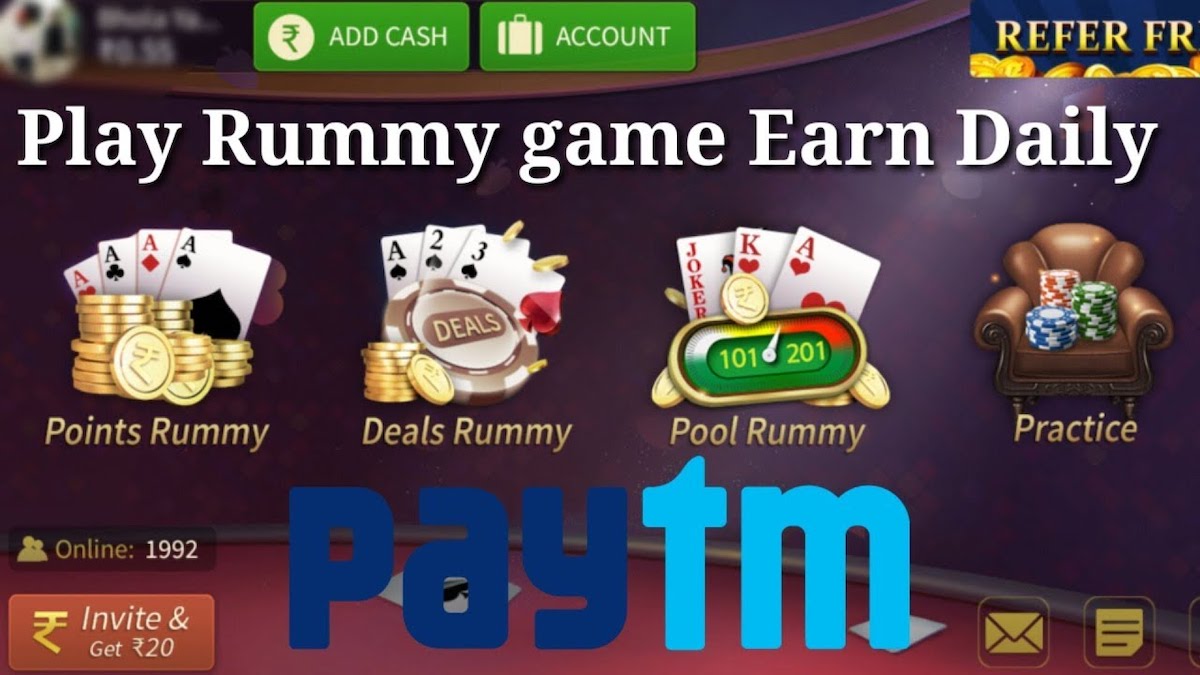 This is a typical indian rummy card game, it's played between 2 & 6 players. Make Money With Your Favorite Games Play These Rummy Game With Paytm Cash Urbanmatter