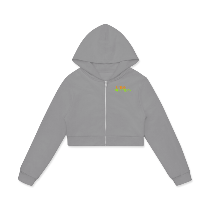 【efu エフ】新品CROPPED VINTAGE HOODIE カラー:BRN Zip Up Cotton Crop Hoodie FB6 - UrBaNoFFeNDeR