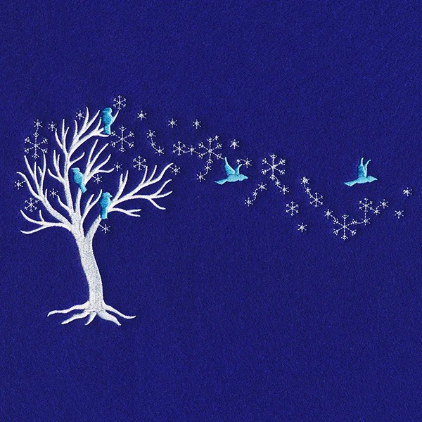 Blustery Snowflake Urban Threads - Premium Gradient Texture Gallery - Full HD