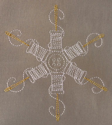 Frosted Snowflake Urban Threads - Ocean Wallpapers - Ultra HD 8K Collection