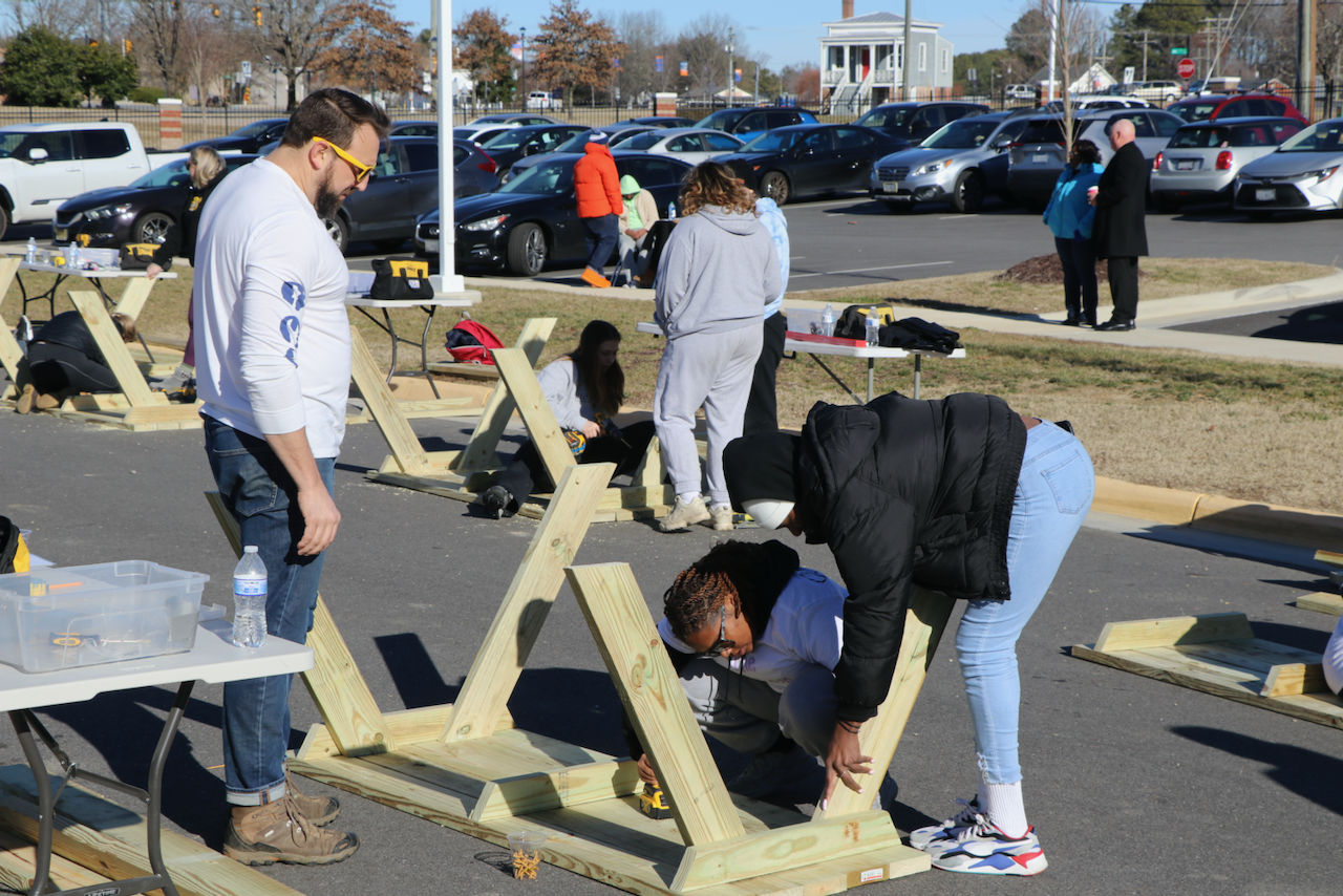 Many honored Rev. Dr. King through community service