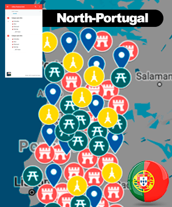 MAP Portugal North 2026 UrbexPrime Premium Photography Spots 