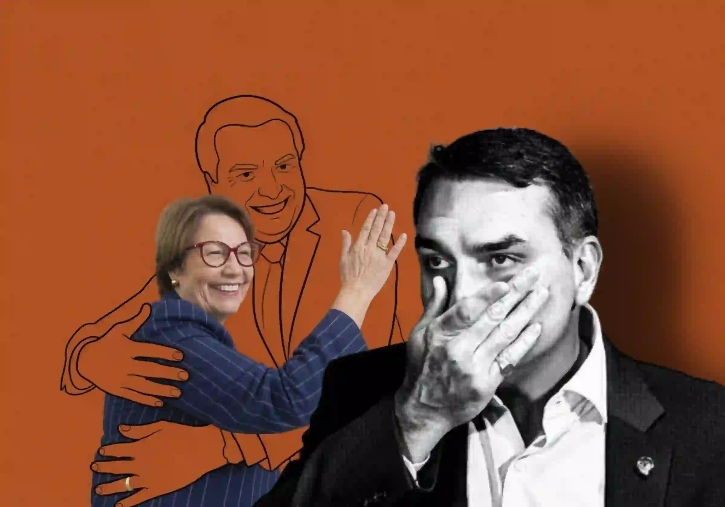 A ex-ministra da Agricultura do governo de Jair Bolsonaro, Tereza Cristina / Foto: Guilherme Martimon / MAPA | O senador Flávio Bolsonaro / Foto: Daniel Ramalho / AFP |•| Urbs Magna