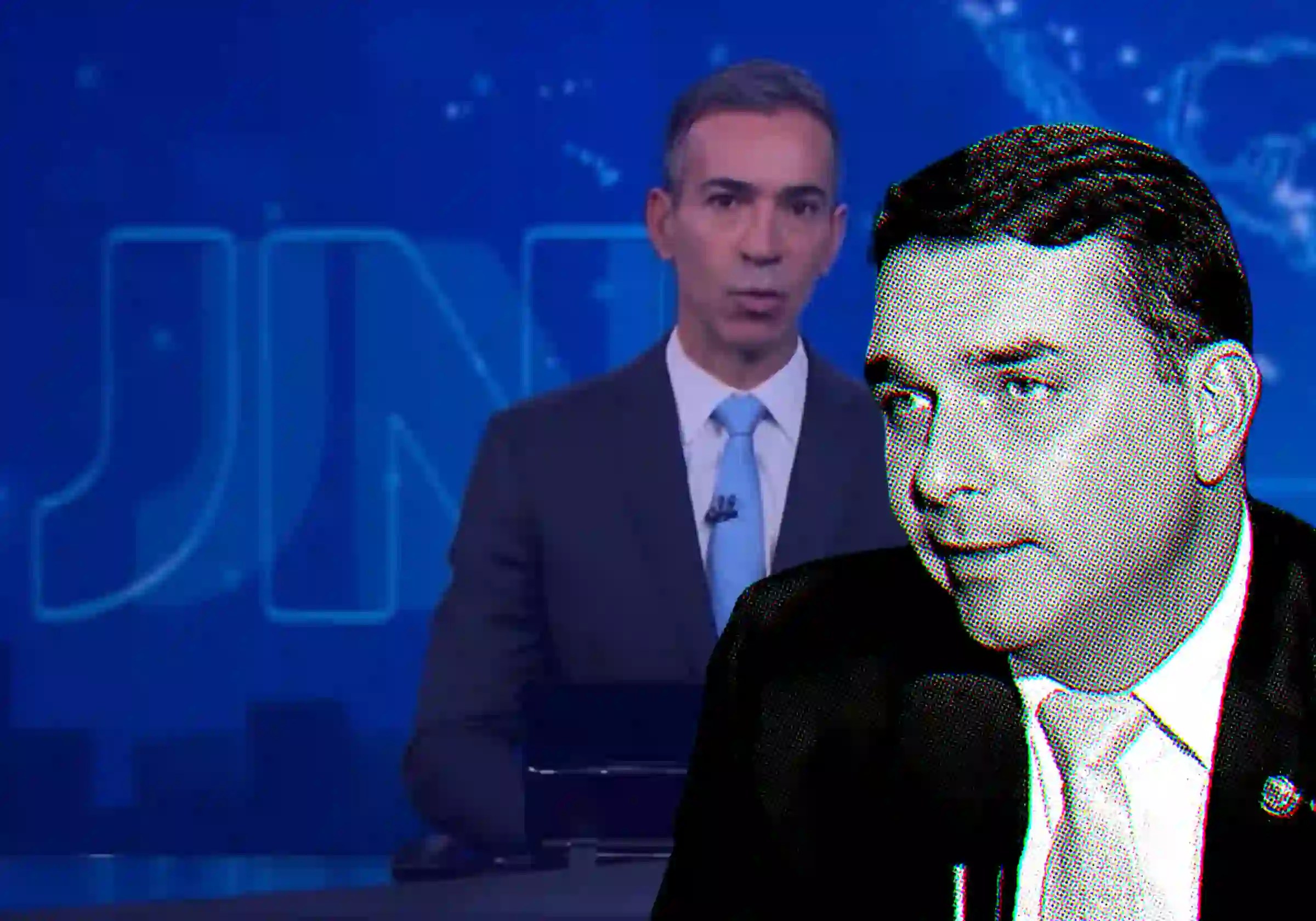 JN confronta fala de Flávio Bolsonaro sobre Vorcaro ao detalhar o voo de janeiro de 2025 no Legacy 650 e o elo com Willer Tomaz, investigado no INSS / Imagens reprodução / Rede Globo