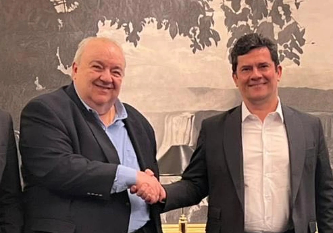 O então prefeito de Curitiba em 2022 Rafael Greca e o hoje governador eleito do Paraná Sérgio Moro / Imagem reprodução Instagram |•| URBS MAGNA