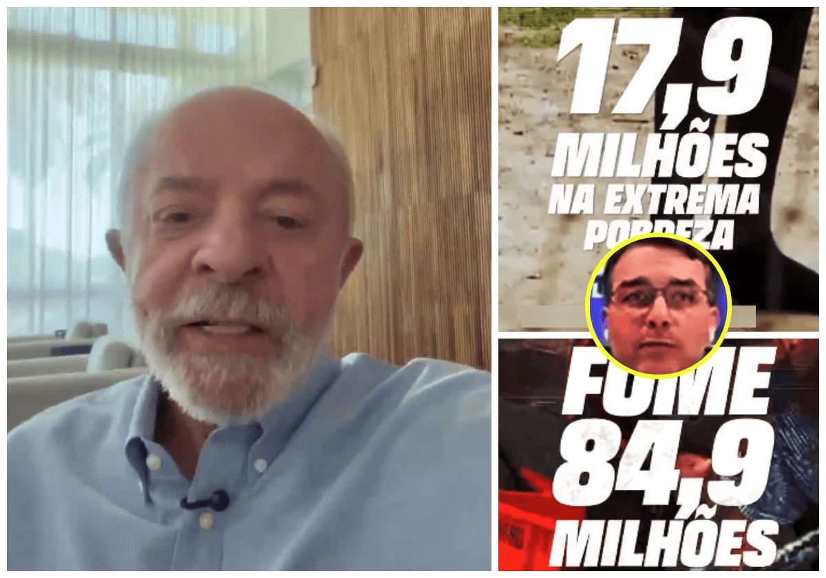 Lula publicou cinco mensagens nesta quarta no X, com vídeos sobre o governo Bolsonaro e pedido de voto 13 no segundo turno / imagens reprodução / X/@LulaOficial |•| Montagem URBS MAGNA