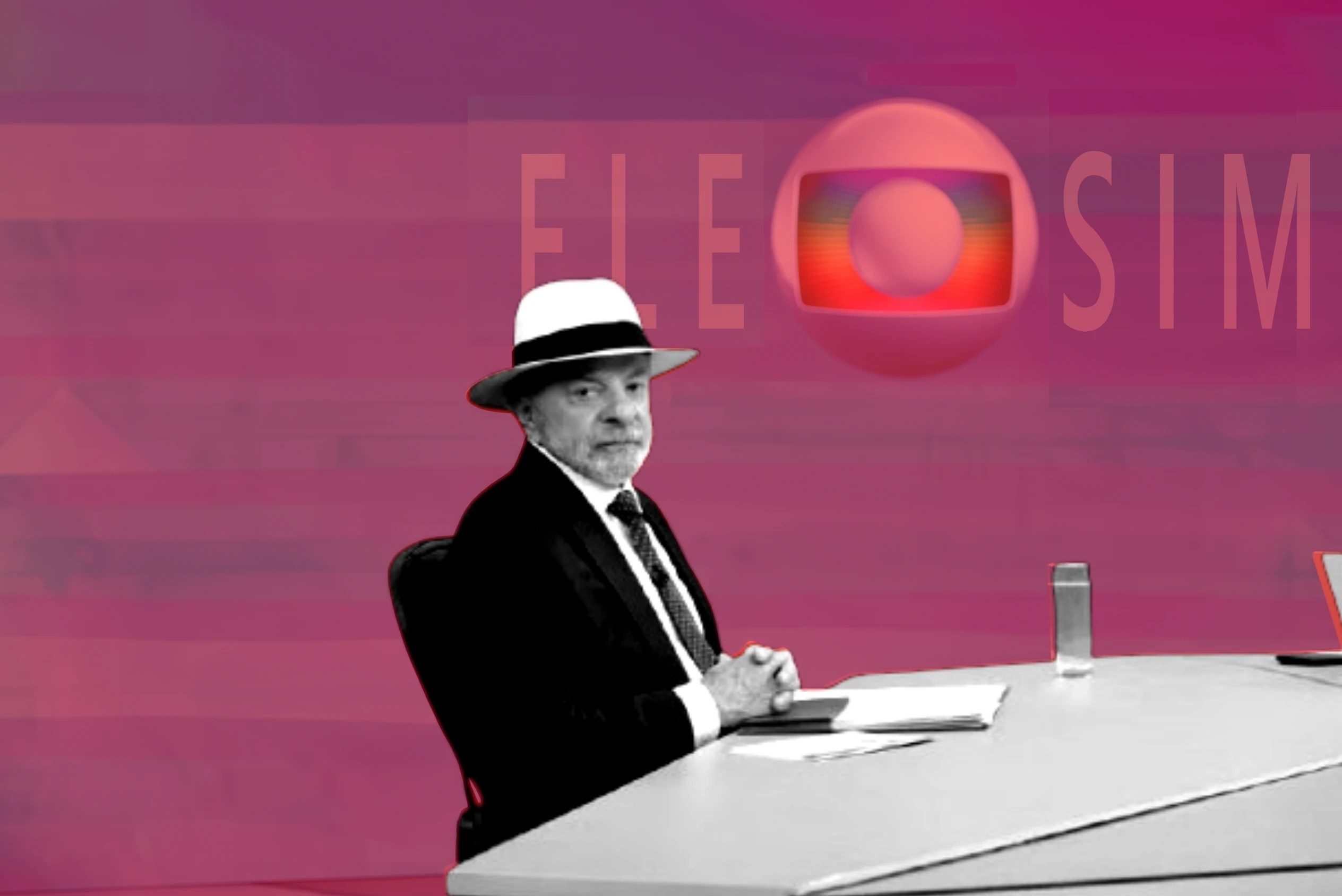 Lula é entrevistado por Renata Lo Prete na Globo nesta quinta após o JN, em sabatina do 2º turno contra Flávio Bolsonaro / Imagem reprodução Rede Globo / |•| Arte Urbs Magna